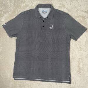 IBKUL Pinehurst PGA Golf Polo Shirt Black White Men’s Size XL SPF 50+
